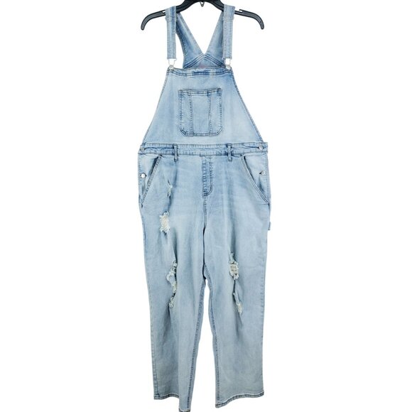 NoBo Overalls Juniors Size XXXL/21 Destroyed Stretch - Picture 1 of 8